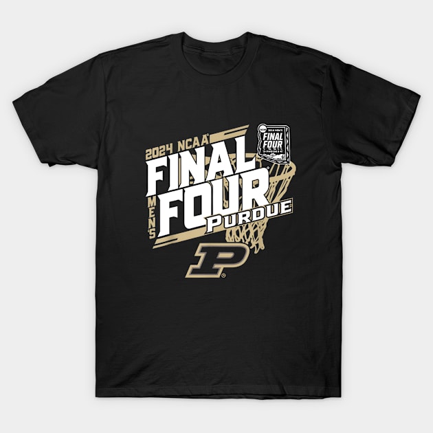 Purdue Boilermakers Final Four 2024 College Basketball T-Shirt by YASSIN DESIGNER